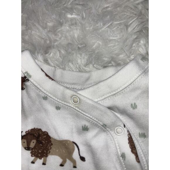 Nordstrom Newborn One Piece Yak Design Romper. Cute, Fun - Picture 6 of 7